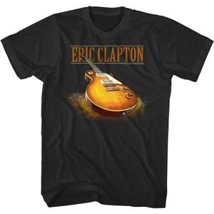 Eric Clapton T-shirt Gibson Beano Burst Guitar Tee Music Guitarist Legend Shirt